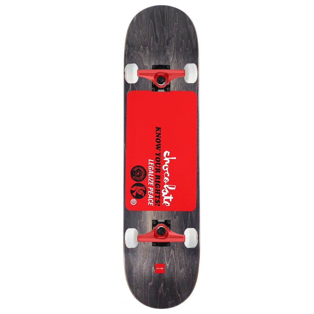 Chocolate Skateboard Assembly Perez Know Your Rights 8.4" x 32" Complete