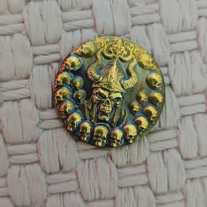 Brass Skull Pin DIY Kit (Lighter Not Included)