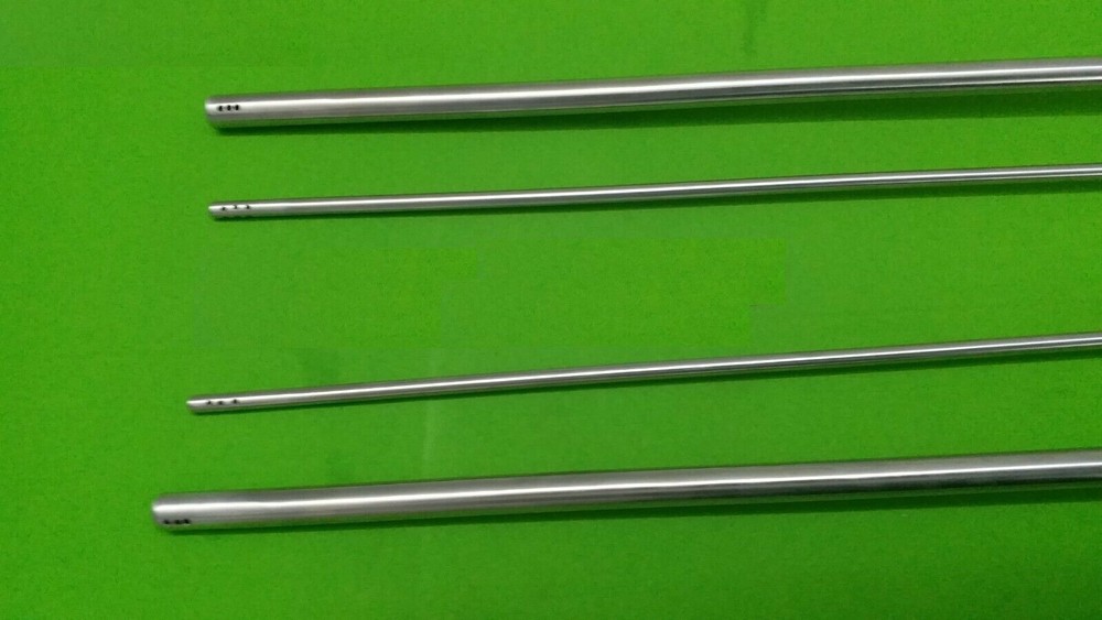 2 Pcs Suction Irrigation 10 x 330mm Laparoscopic Endoscopy Surgical Instruments
