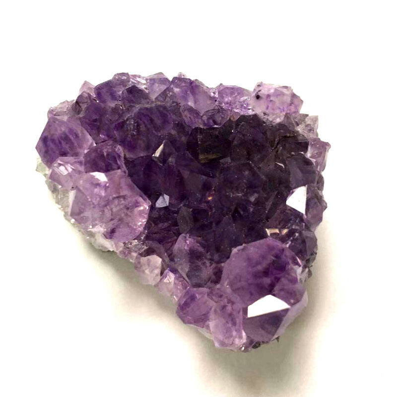 Natural Quartz Amethyst Cluster Crystal Geode Druzy Chakra Healing Ore Specimens
