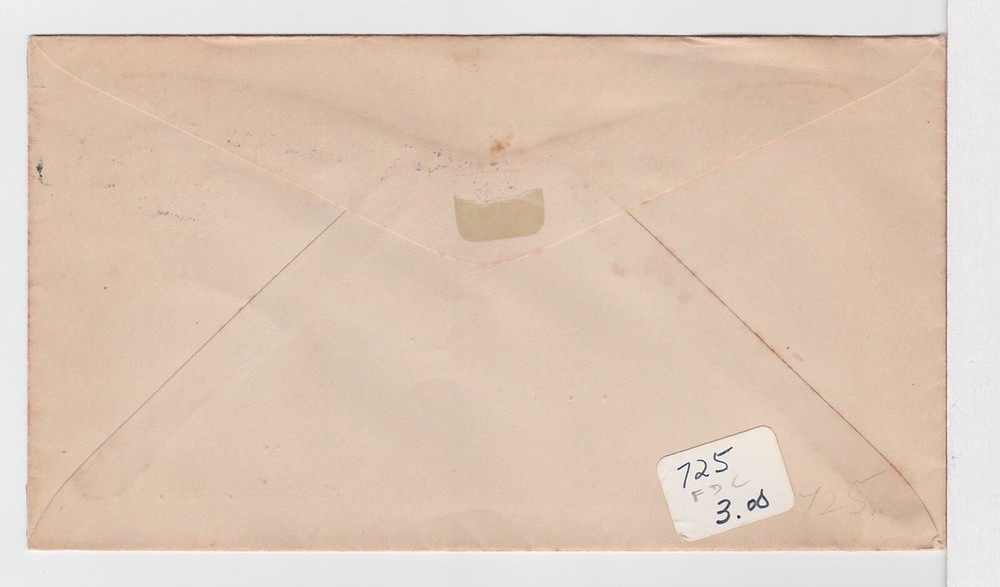 TurtlesTradingPost- Daniel Webster #725 FDC 1932 - Official Cachet