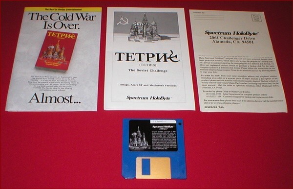 Tetris The Soviet Challenge Game for the Amiga 500 1000 2000 Computer