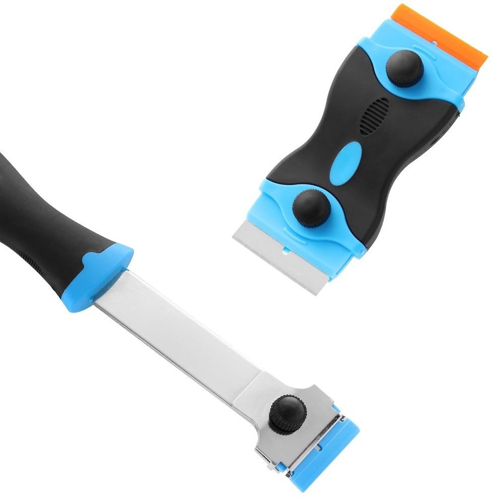 3-Pack Razor Blade Scraper Set w/ 80 Blades – Paint, Window & Sticker Tool