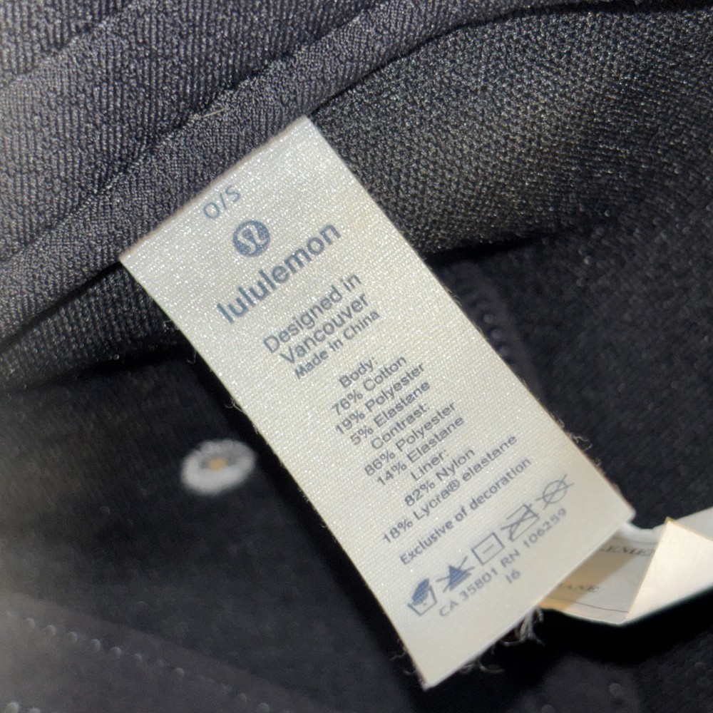 Lululemon Unisex Classic Ball Cap Structured One Size Heathered Gray Hat
