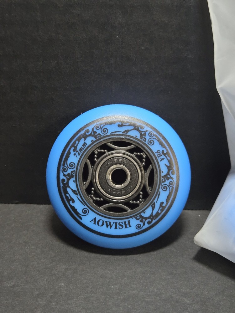 AOWISH Wheels 4 Wheels 72mm Wheels 90A-Blue