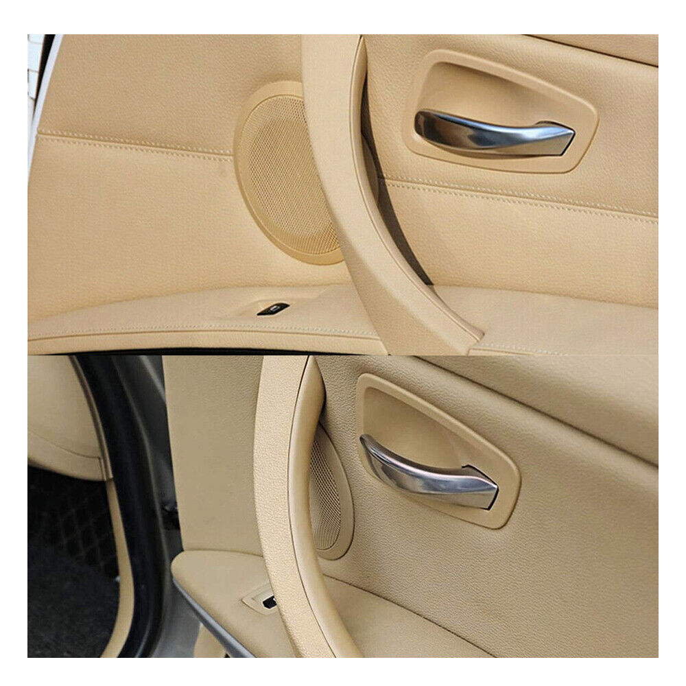 Left Right Outer Inner Door Panel Handle Pull Trim Cover For BMW E90 E91 328i M3