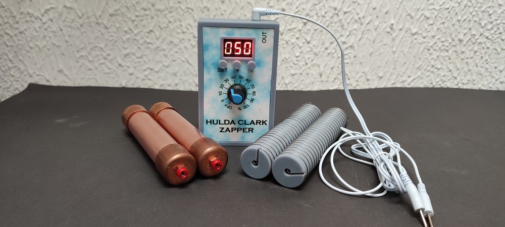 Hulda Clarck’s Protocol Gadget Multi Frequency Zapper with Copper, Silver-Orgone