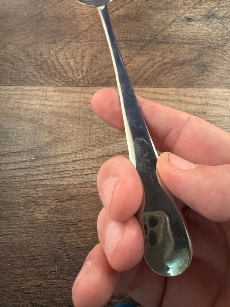 Sheffield England Silverplated Salad Serving Spoon Unknown Pattern