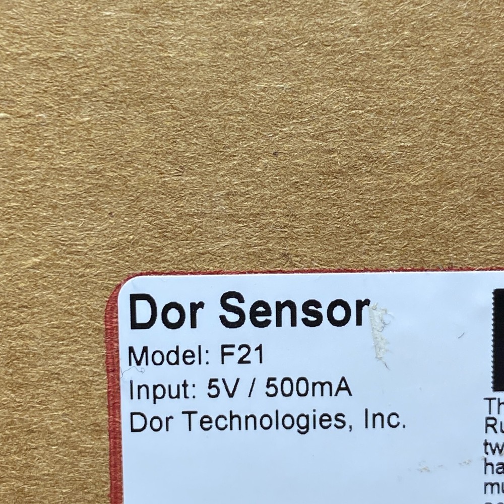 Dor Sensor F21 People Counter