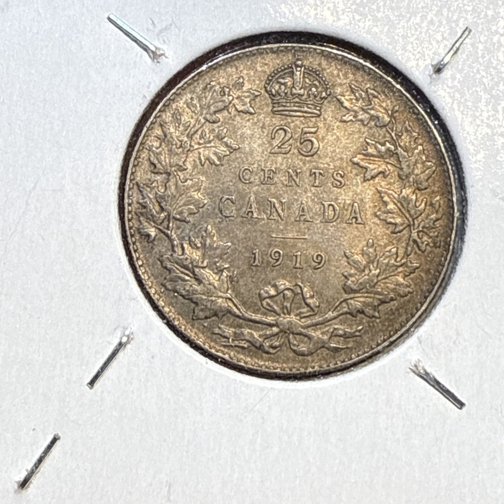1919 Canada 25 Cents