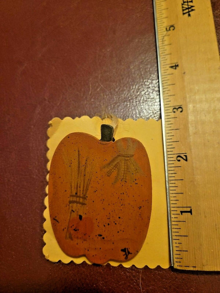 Hand Painted Pumpkin Harvest Fall Pin