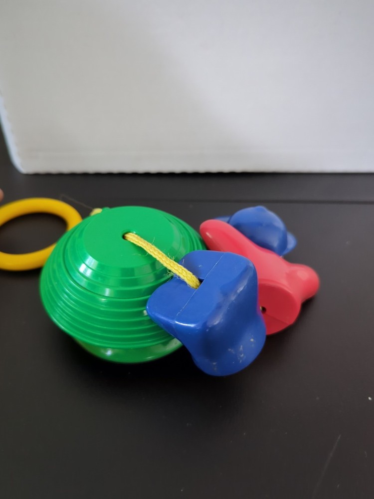 Johnson and Johnson Pull String Standup Baby Toy Vintage