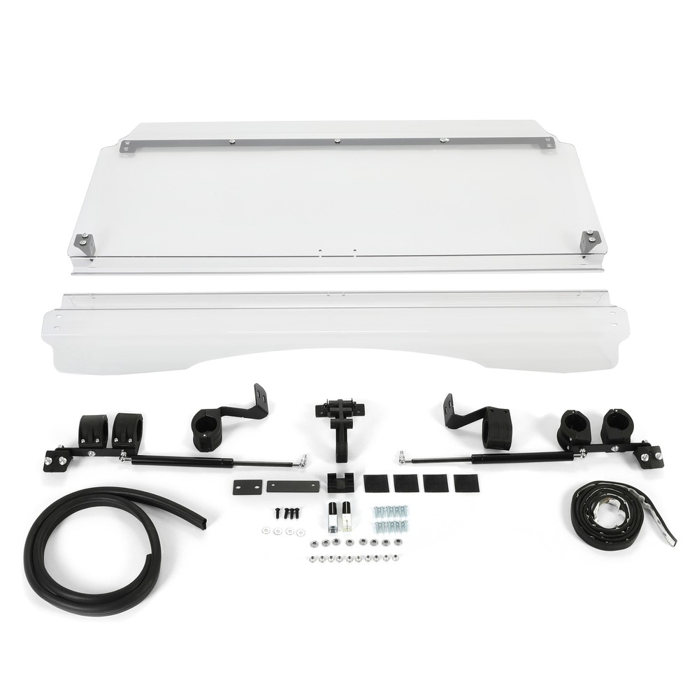 For 2019-2024 Kawasaki Mule Pro MX Front Flip Windshield Scratch Resistant