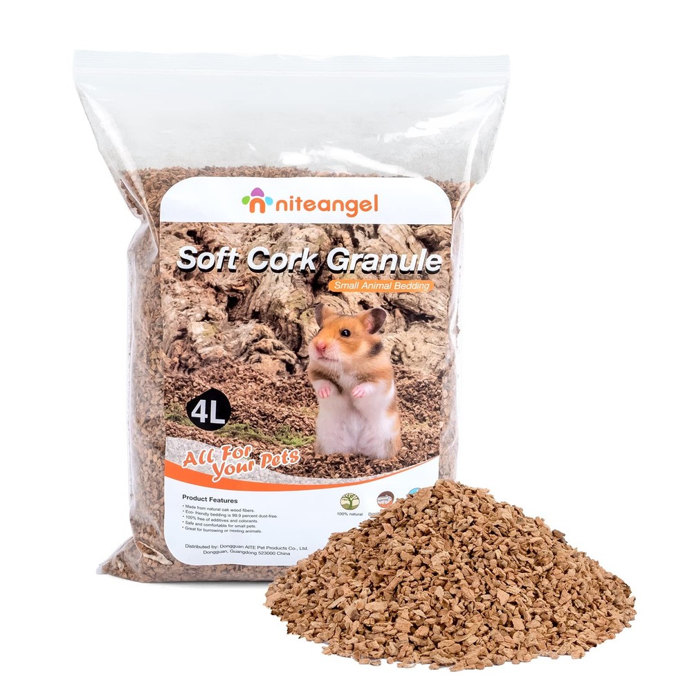 Natural Coco Cork Hamster Bedding Pet Litter Dwarf Syrian Gerbils Mice Degus
