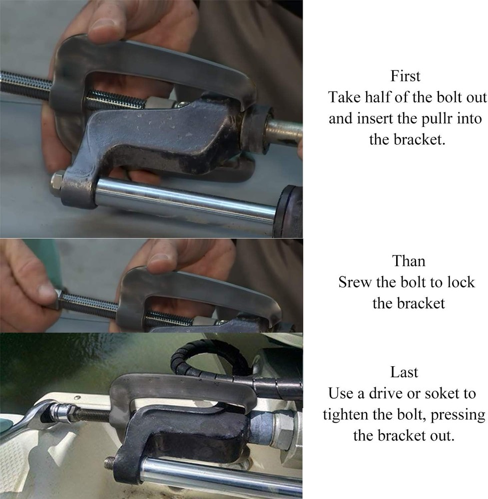 HS5157 Front Mount Hydraulic Steering Cylinder Seal Kit & Support Bracket Puller