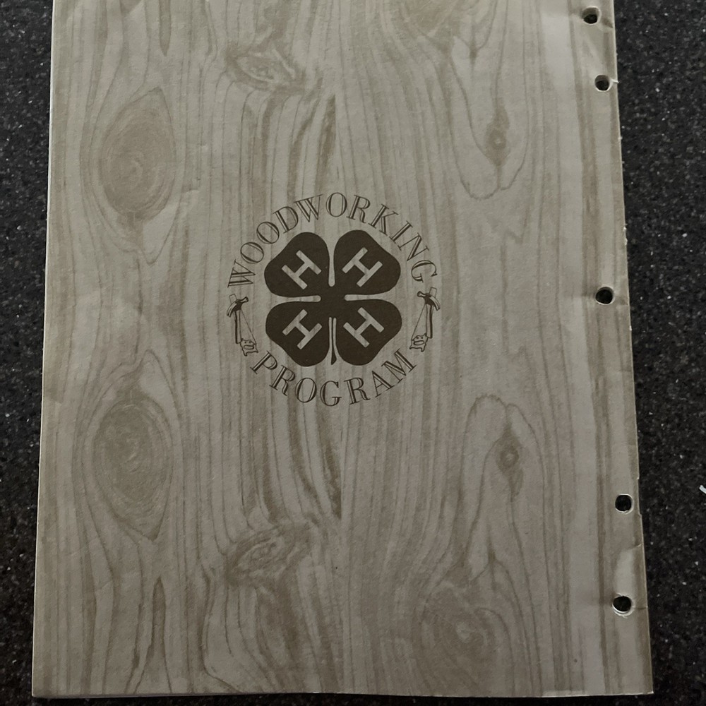 4H Adventures In Woodworking Handbook Unit 1