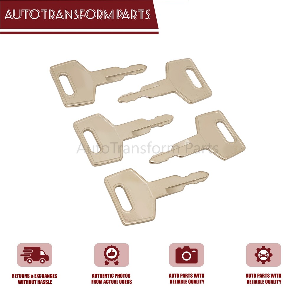 NEW 5PCS Fits Excavator & Track Loader H806 For Takeuchi Keys