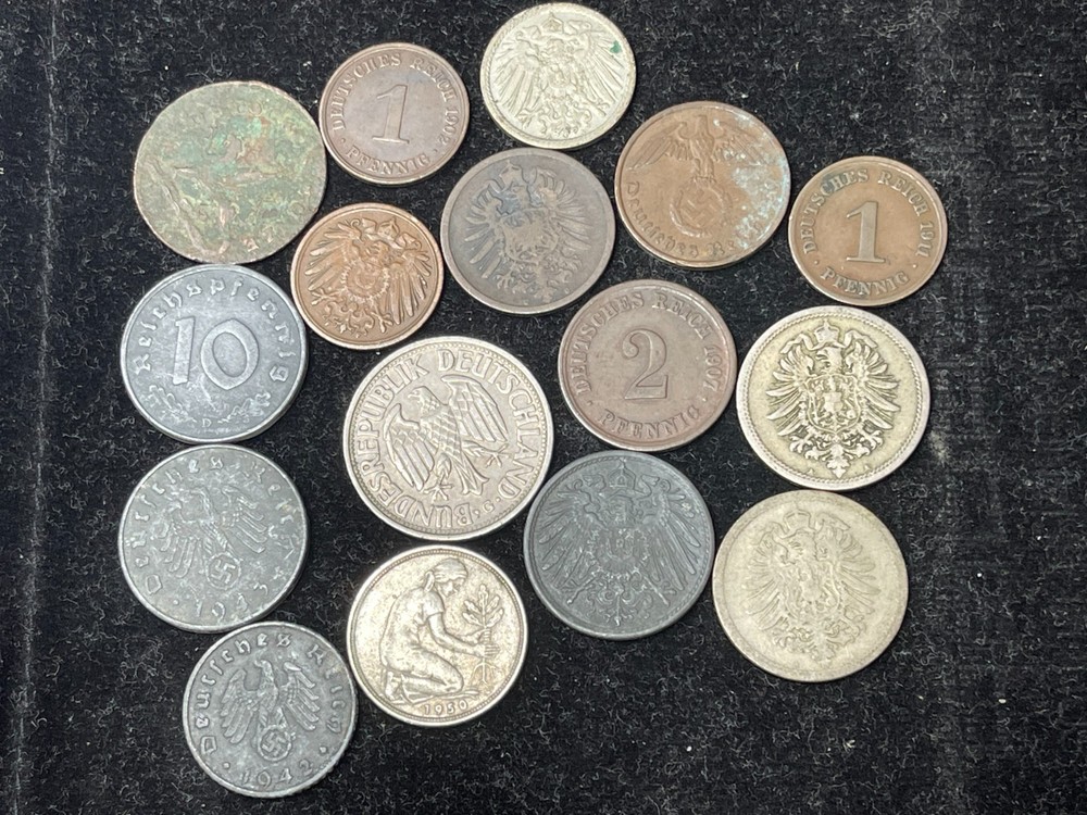 Assorted Early German Coins Lot High Value 100325