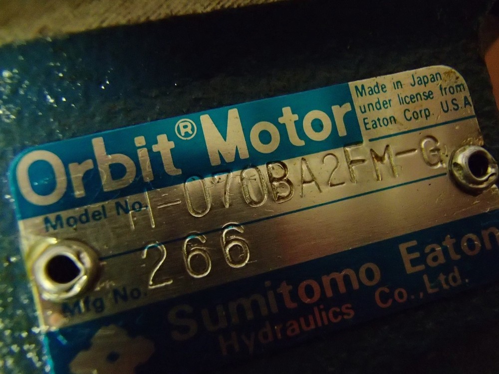 Sumitomo Orbit Motor H-070BA2FM-G H070BA2FMG