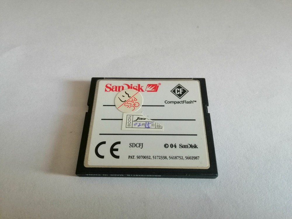 sandisk 1GB CF Memory CARD compact flash card SDCFJ/SDCFB