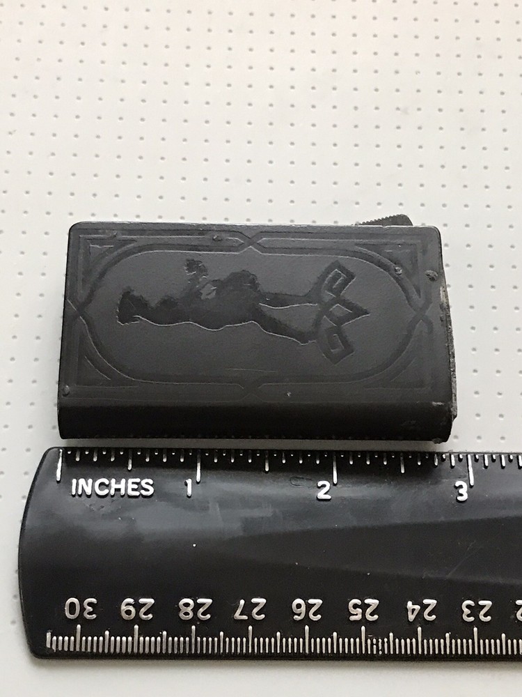 Art Deco Antique Bakelite Match Safe Vesta Case