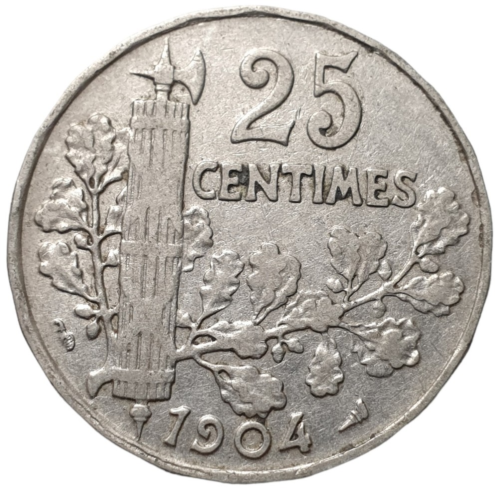 France 1904 Coin 25 Centimes A.Patey