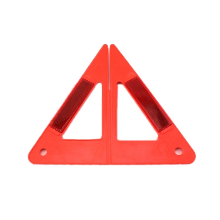 Reflective Car Breakdown Warning Triangle Sign, Foldable and Easy to Carry