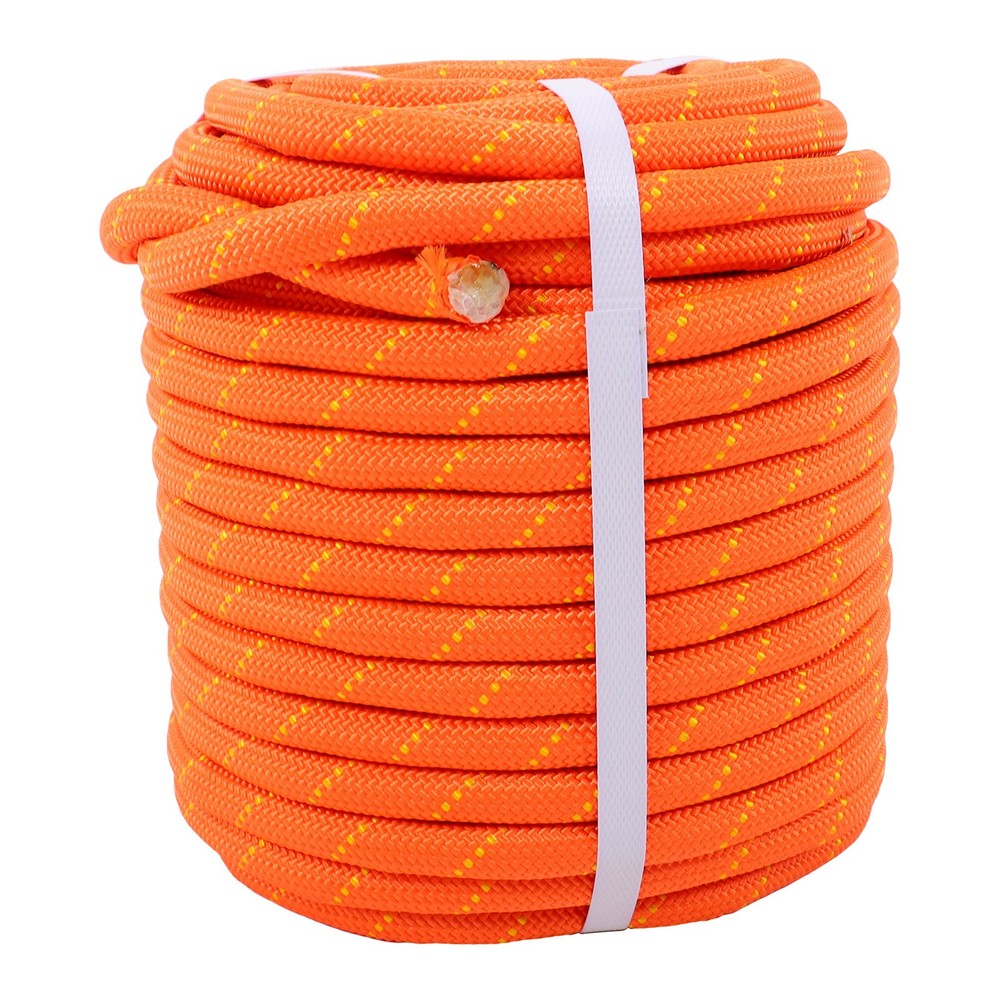 Bull Rope 1/2 'X 125' Double Braid Polyester Rope 8400Lbs Breaking Strength