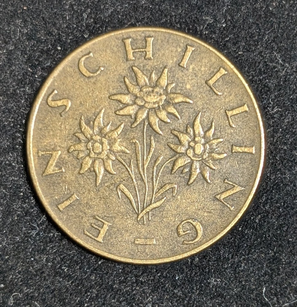 1967 Austria 1 Schilling Circulated KM# 2886