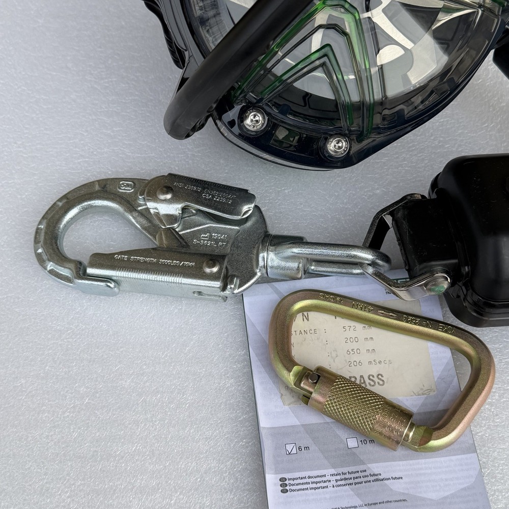 MSA 63406-00A V-EDGE Leading-Edge SRL Cable, 6 m / 20 ft