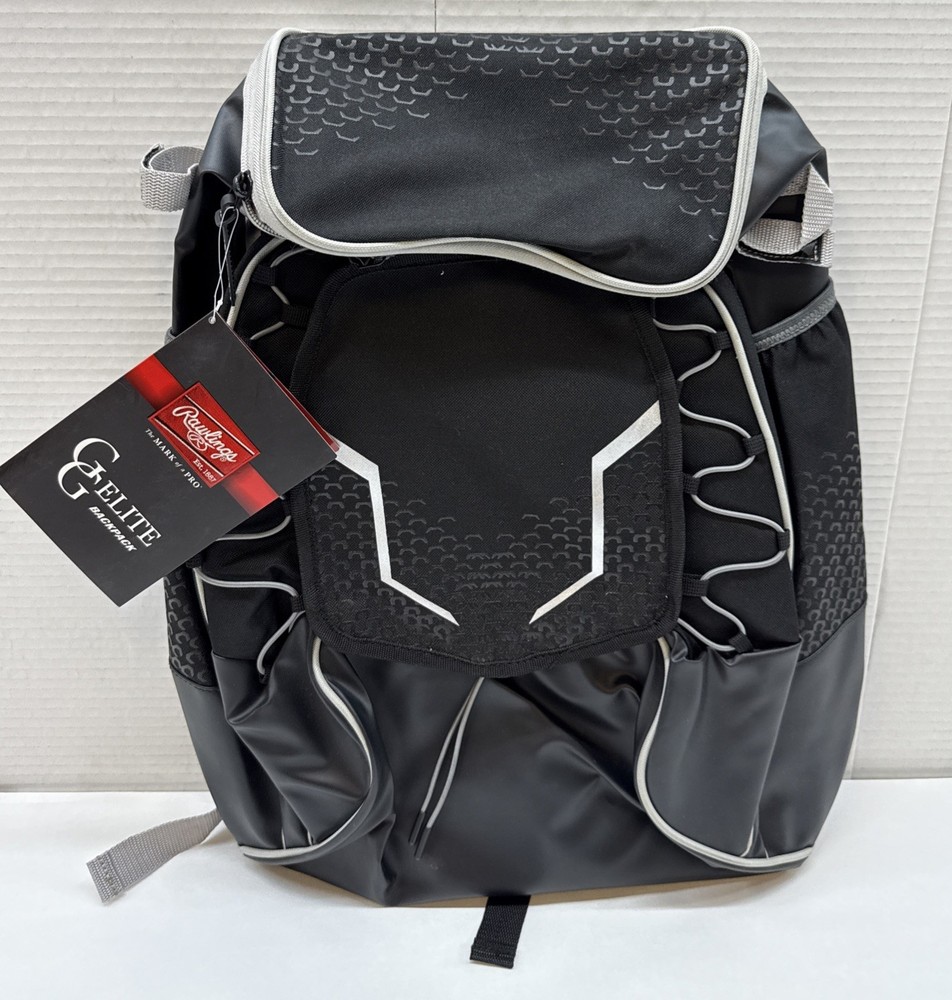 Rawlings GG Elite Bat Pack Backpack Black/Silver