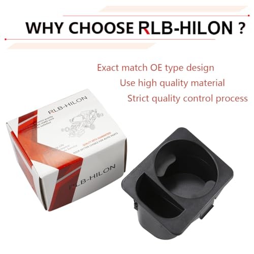 RLB-HILON Cup Holder Insert Compatible with Chevy Silverado C1500 C2500 C3500