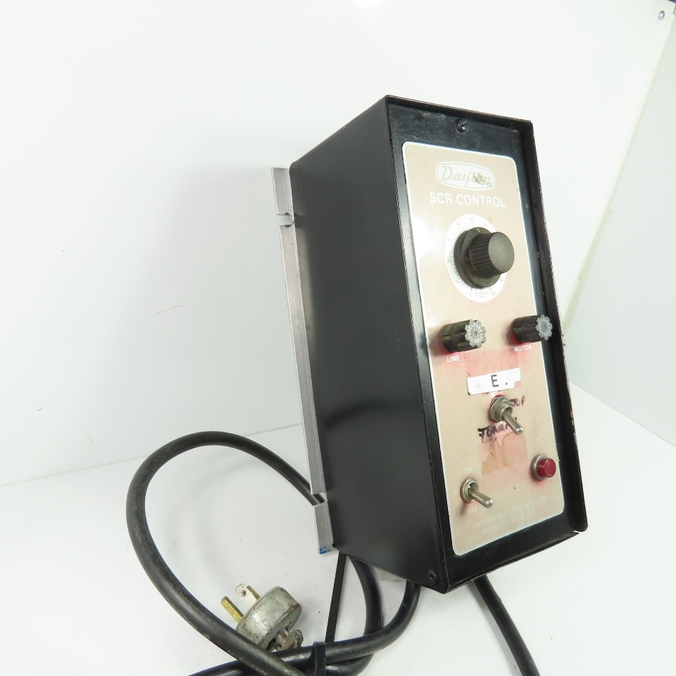 Dayton SCR Control SCR Motor Speed Control Forward/Stop Switch