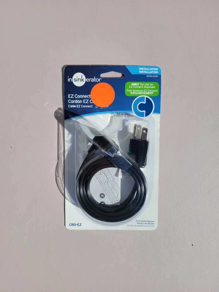 InSinkErator CRD-EZ Connect Power Cord 3 Ft For use on EZ Connect Disposals