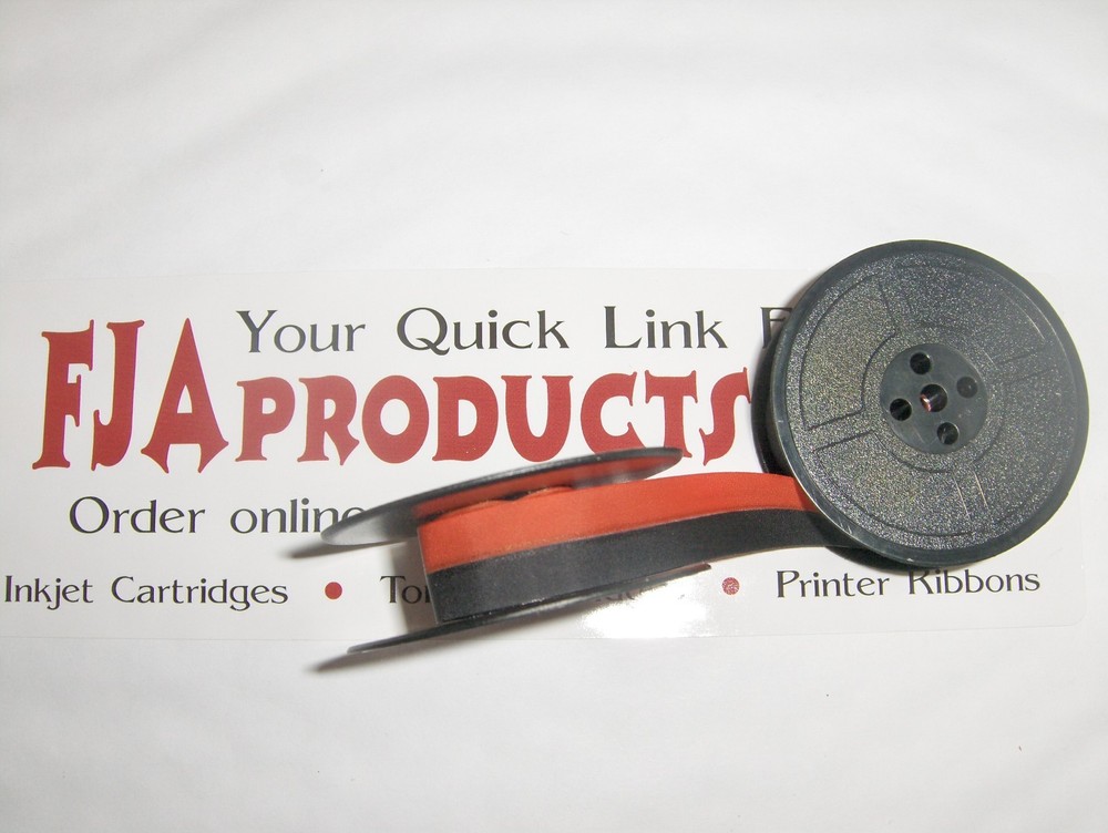 Royal Arrow Portable Spool Typewriter Ribbon BLK/RED