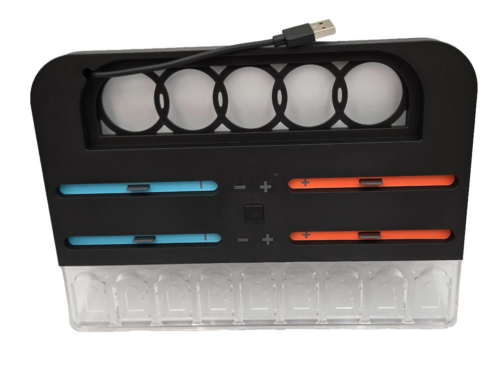 Charging Dock for Nintendo Switch 2 Console & Joy-Cons, 9 Game Slots+ Screen Pr