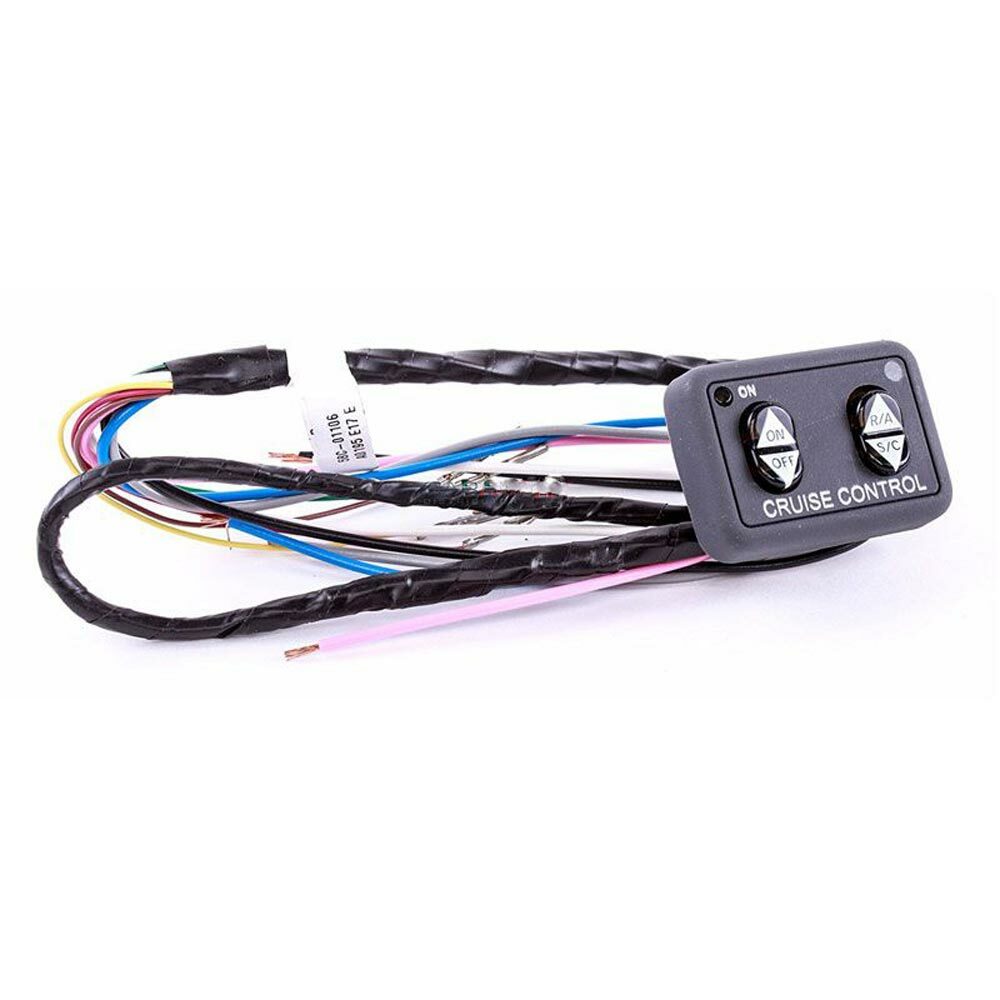 ROSTRA 250-3593 UNIVERSAL DASH MOUNT FLAT PANEL CAR CRUISE CONTROL SWITCH NEW