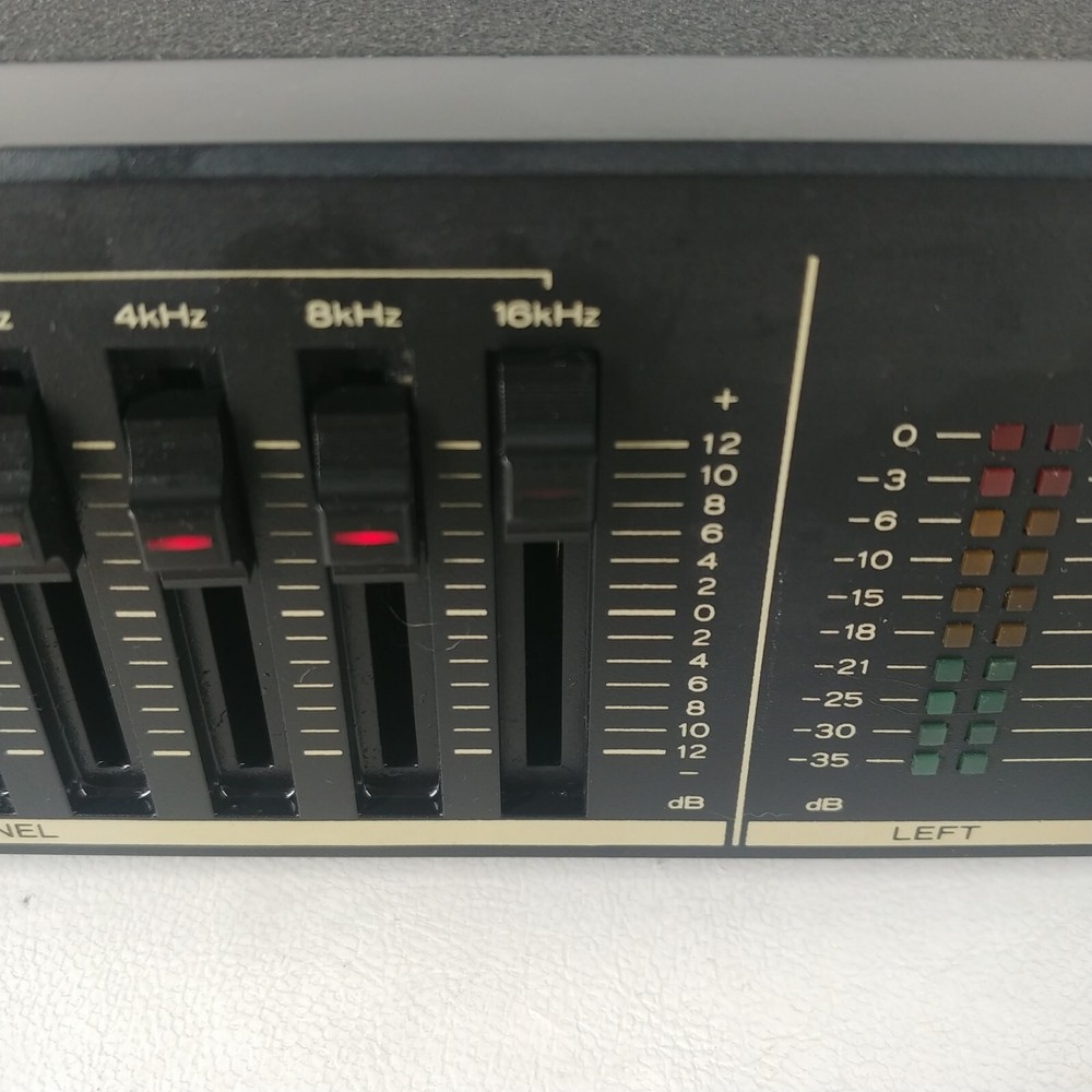 TEAC EQA-5 - 10 Band Stereo Graphic Equalizer HiFi Component- READ DESCRIPTION