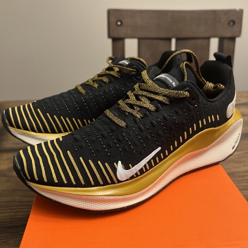 NikeReactX Infinity Run 4 Men’s Size 10 Black/ Gold