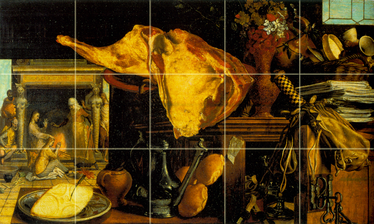 Art Still Life Ceramic Mural Decor Tile #247