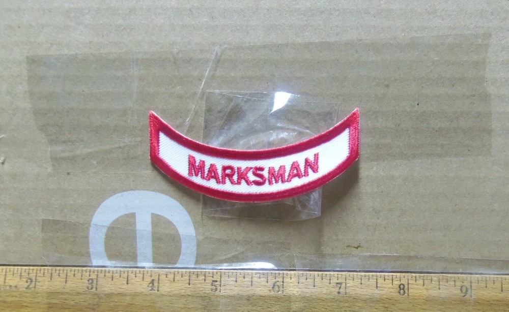 Marksman Embroidered Patch (NOS)