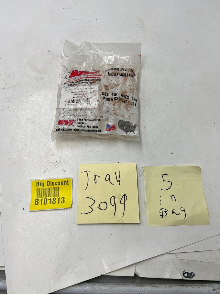 BAG OF 5-MAXWELD DIFFUSER HEAD ASSEMBLY THREADED, SZ 400 A, BRASS MW4435