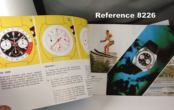 LONGINES 1972 Chronograph Series Identification & Instruction Brochure