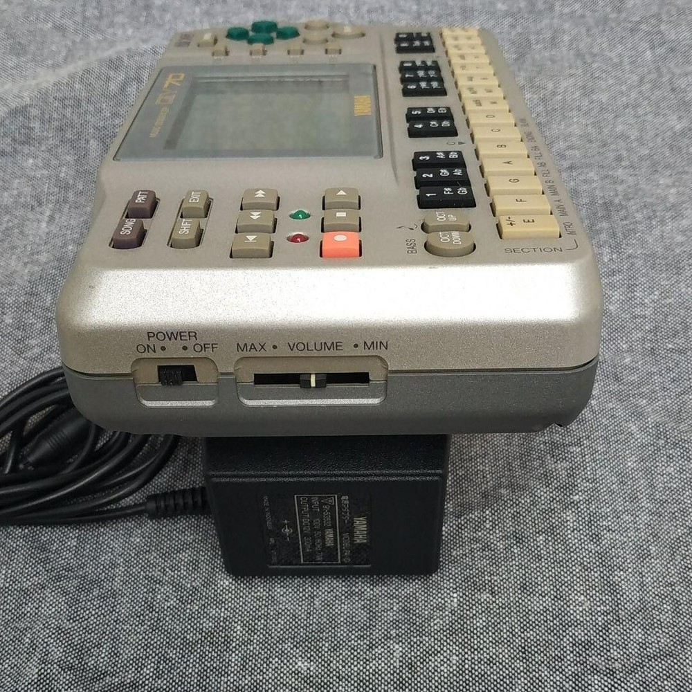Yamaha QY70 Mobile Sequencer Tested w/ AC adapter