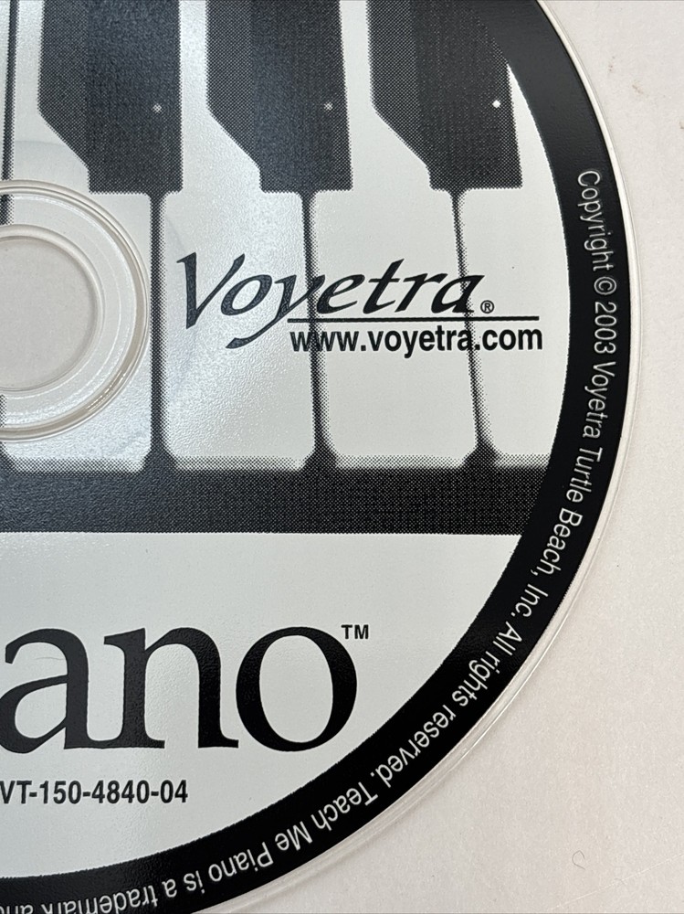 Voyetra Teach Me Piano CD-ROM 2003