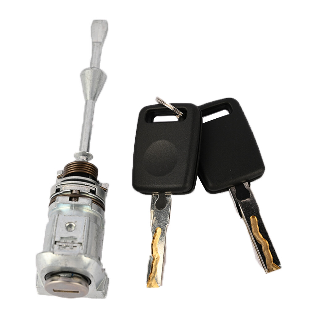 Front Left Driver Side Door Lock Cylinder 2 Key for 07-15 AUDI Q7