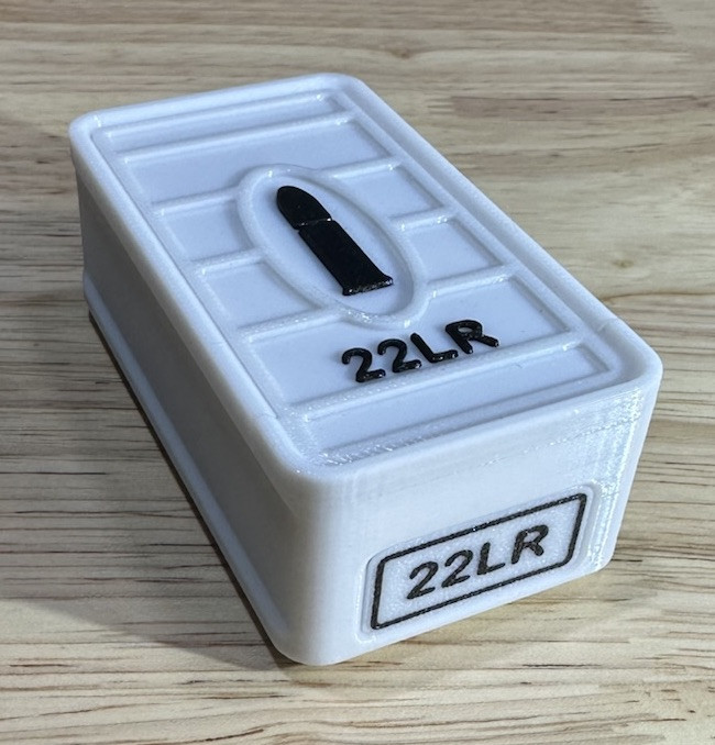 Stackable 22LR Ammo Box 50rd Capacity (6 Pack)