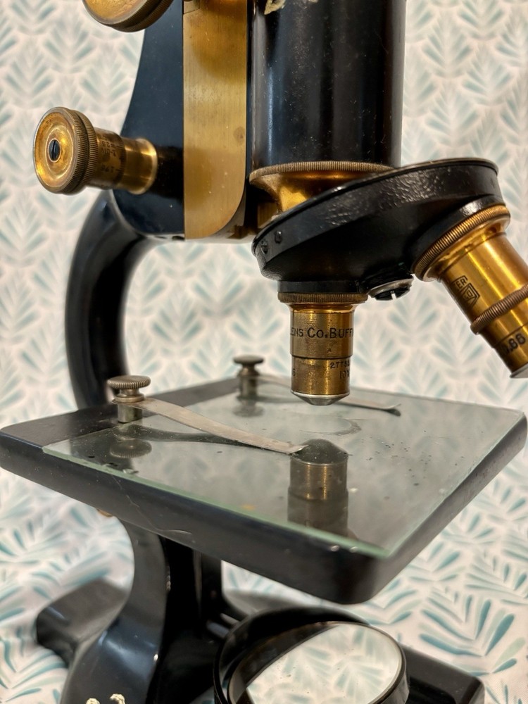 Early 1900’s Spencer Buffalo USA Microscope Model EHS, Primitive