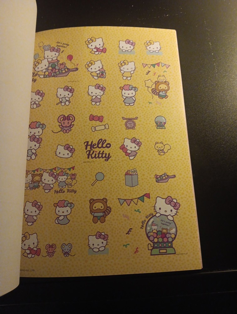 1000 STICKERS /STICKERBOOK HELLO KITTY NEW