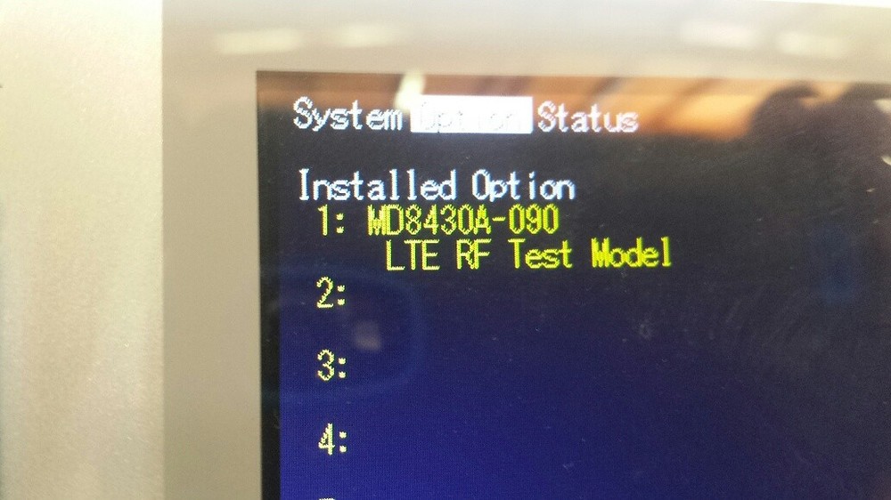 Anritsu MD8340A Signalling Tester LTE Ready!